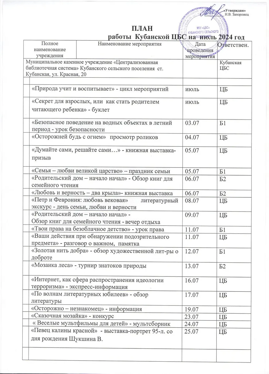 план на июль 24г