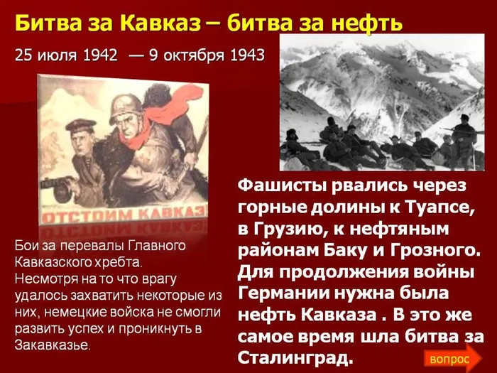 Битва за Кавказ