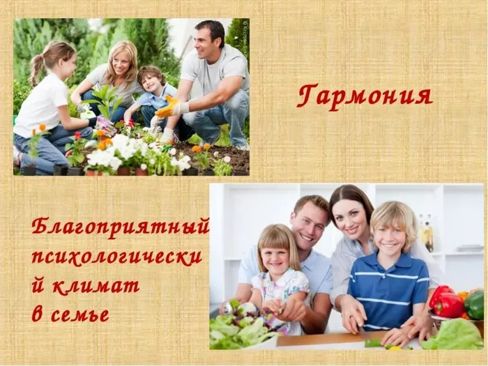 Психологический климат в семье