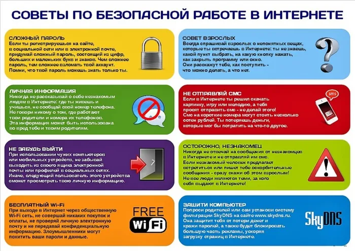 Советы по безопасной работе в интернете