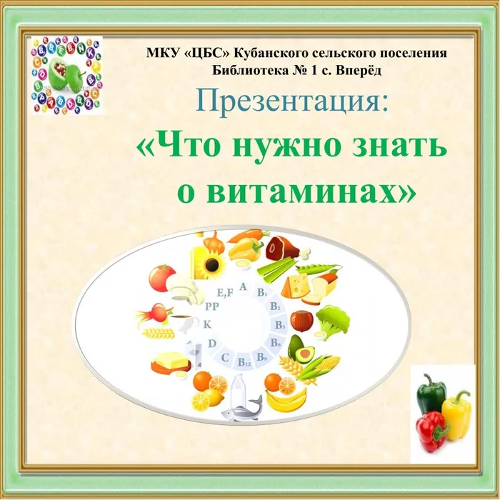 О витаминах